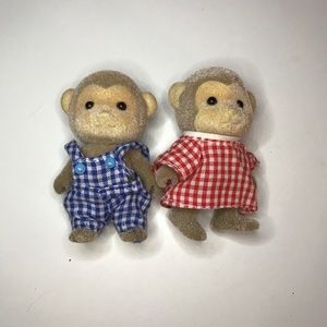 Calico Critters Monkey Siblings